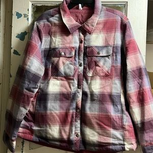 Free Country Reversible Flannel Shacket Jacket